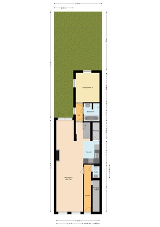 Floorplan - Vleutenseweg, 3532 HB Utrecht